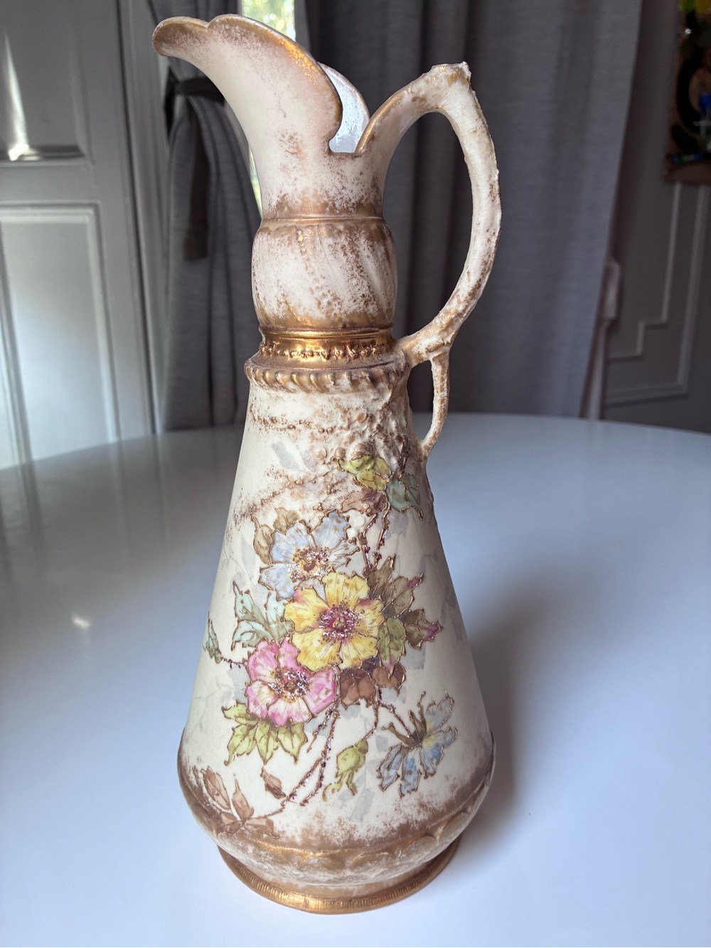 Turn Teplitz Bohemia RStK Ornate Antique Pitcher